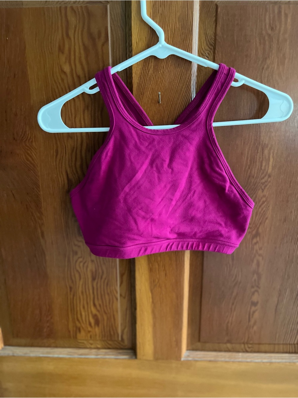 Beyond Yoga Fuchsia Sports Bra